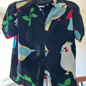 For the Birds Vintage Top